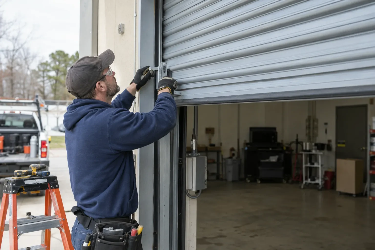 Illustrative garage doors scene — Cramahe