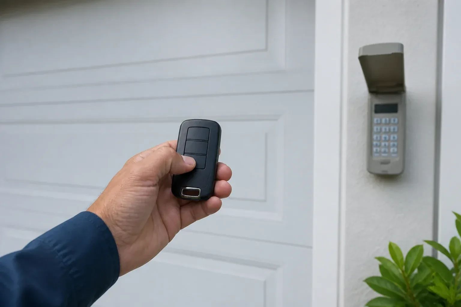 Illustrative garage doors scene — Garage Door Remote and Keypad Programming, Cobourg
